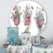 Designart - Bouquets Of Wildflowers In Transparent Vases II - Farmhouse Metal Circle Wall Art